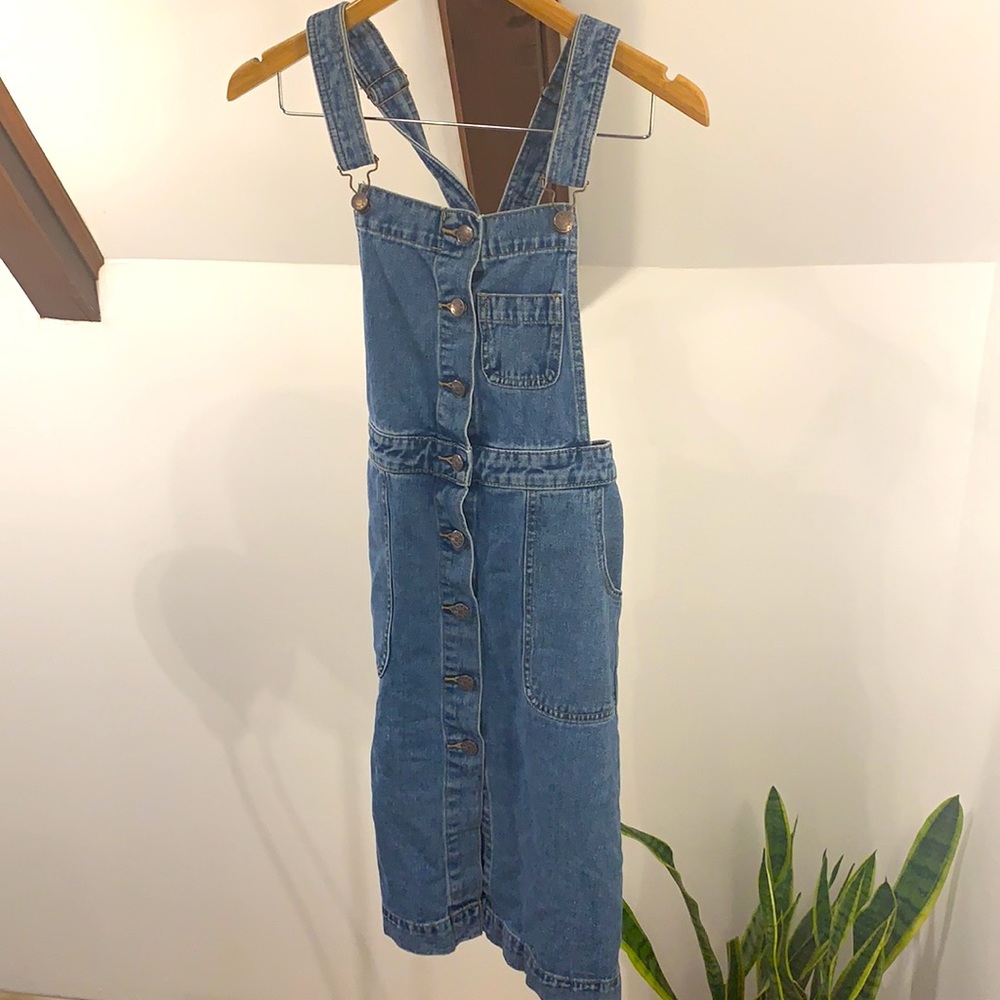 Urban outfitters summer overalls denim dress